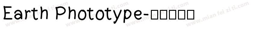 Earth Phototype字体转换